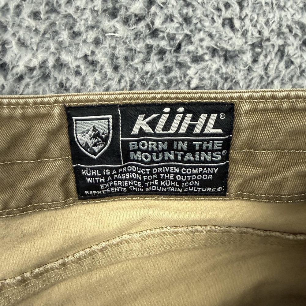 Kuhl Pants Mens 38x30 Beige Rydr Canvas Relaxed Fit Hiking Outdoor Workwear - Picture 4 of 16